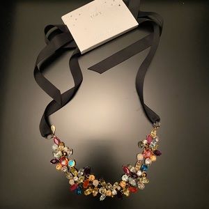 Brand New LOFT Multicolored Ribbon Necklace